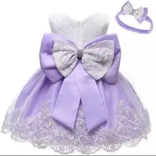 Предпродажное платье для новорожденных девочек Сарафан принцессы без рукавов с бантом модная праздничная одежда