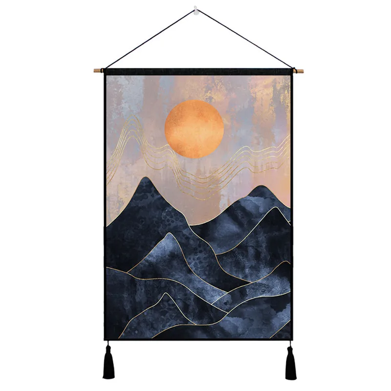 

Pineapple Scenery Nordic Tapestry Hanging Wall Picture Cotton Cloth Art Beautiful Apartment Dorm Living Room Deco Tapestries