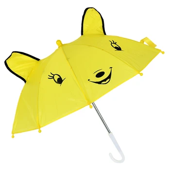 

New Children Panda Pattern Mini Yellow Umbrella Playing Toy