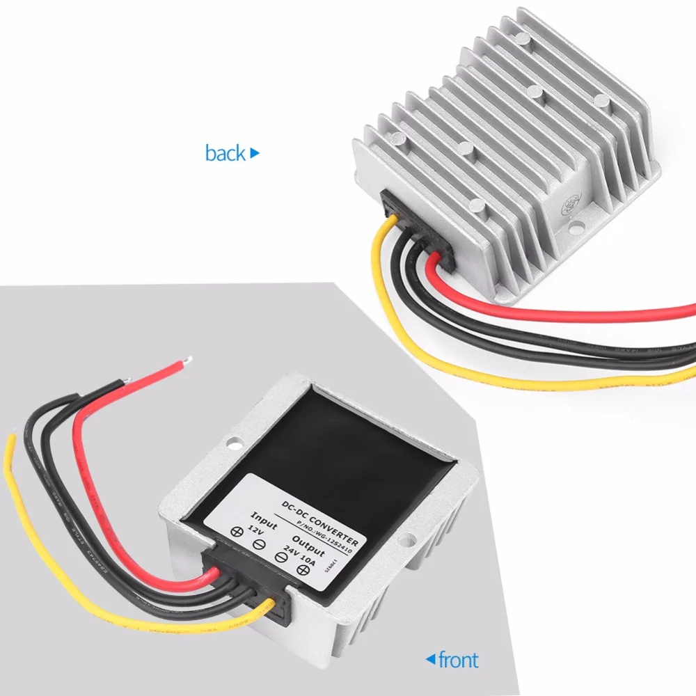 DC12V 24V импульс модуль 10A 240W повышающий преобразователь Повышающий регулятор напряжения Модуль Водонепроницаемый IP68 переменного тока в постоянный ток Мощность конвертер