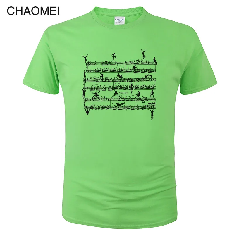 2019 Новый Mozart Для мужчин футболка смешные музыкальные лист печати t-рубашка летняя хлопок короткий рукав, фирменные футболки, рубашка Camisa