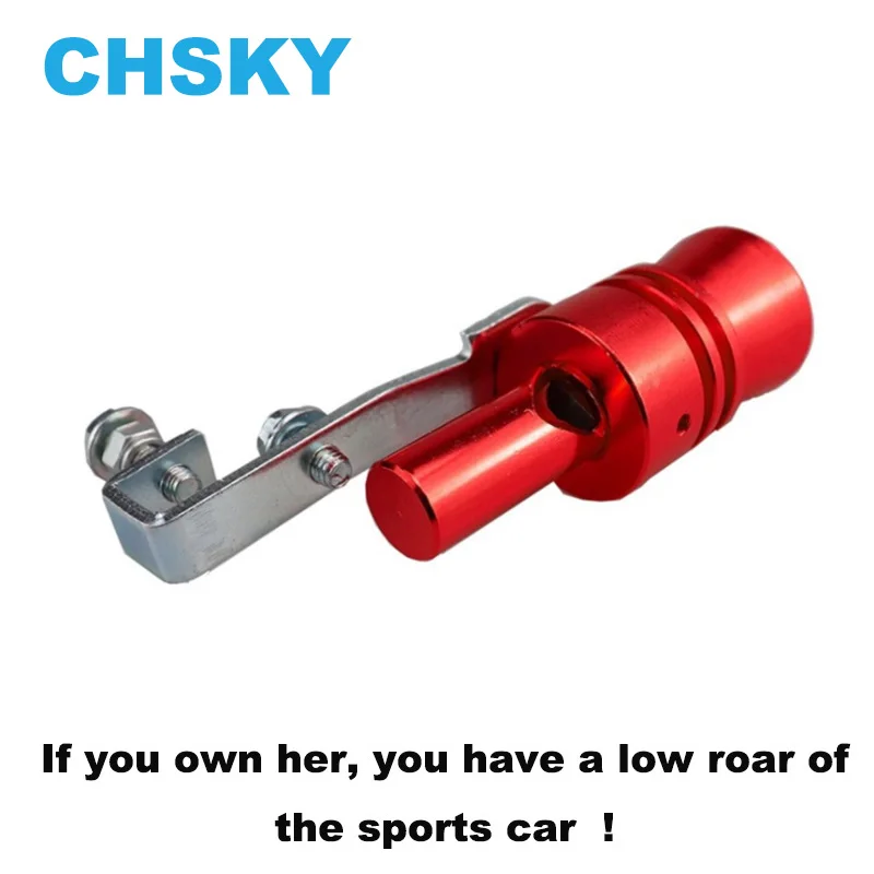 

Auto Universal Car Turbo Sound Whistle Muffler Exhaust Pipe 23mm Fake Blow-off Valve BOV Simulator Whistler Auto Accessories