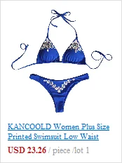 KANCOOLD 2019 Women Causal Swimsuit Sexy One-Piece High Waist Striped Bathing Suit For Women Swimsuit Beachwear Bathing Suit 12