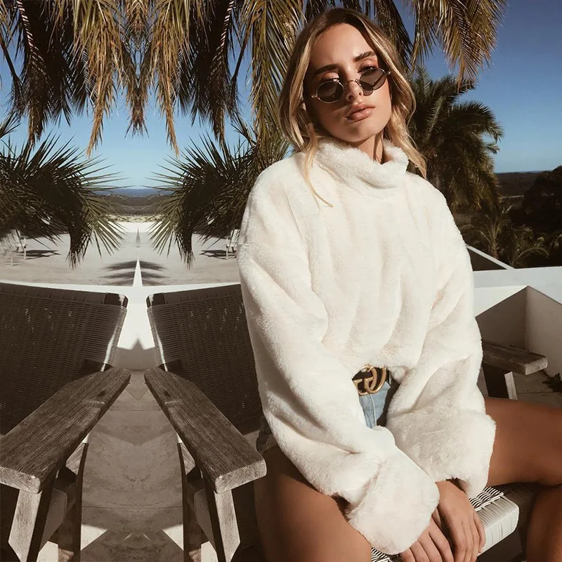 2019autumn and winter high collar Sweatshirt spring Fashion long sleeve warm Sweatshirts