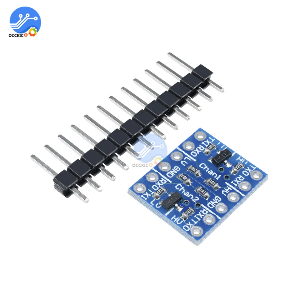 5 шт 2 канала IIC I2C логический уровень Напряжение конвертер Би-плата управления Модуль 5 V 3,3 V для Arduino регулируемый