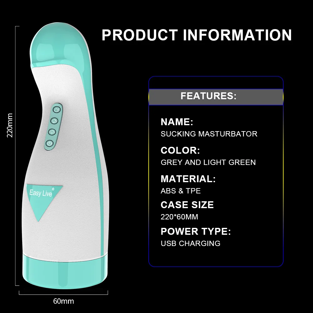 Sucking Male Masturbator With Powerful Vibration And Suction_voghion.com