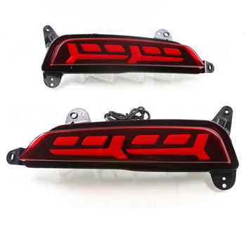

Car stying Rear Bumper Lights LH+RH Red Tai Light Assembly For Hyundai IX25 Creta 2015-16 auto Accessories