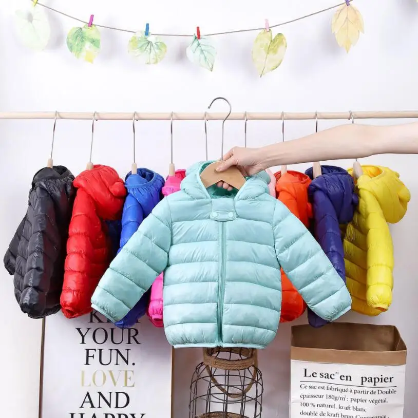 

Новинка 2021, Осень-зима, пуховая хлопковая модная детская верхняя одежда для маленьких детей, пальто для малышей, Детские повседневные парки, куртки с капюшоном