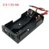 2 AA Battery Case Holder Box Base Socket With Wires,Switch and Cover, Battery Holder ► Photo 1/5