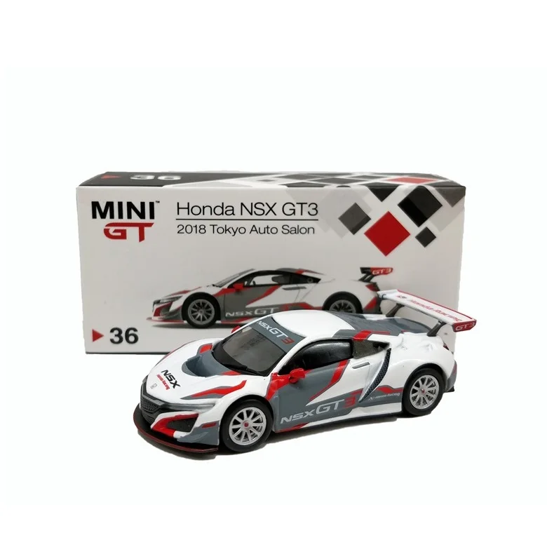 Мини GT 1: 64 NSX GT3 Токийский игрушечный автомобиль игрушки для детей литая модель автомобиля подарок на день рождения