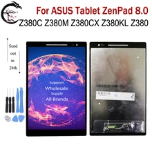 Полный ЖК-дисплей для планшета ASUS ZenPad 8,0 Z380KL Z380C Z380M Z380CX Z380, ЖК-дисплей, сенсорная панель, дигитайзер в сборе, комбинированный ЖК-дисплей