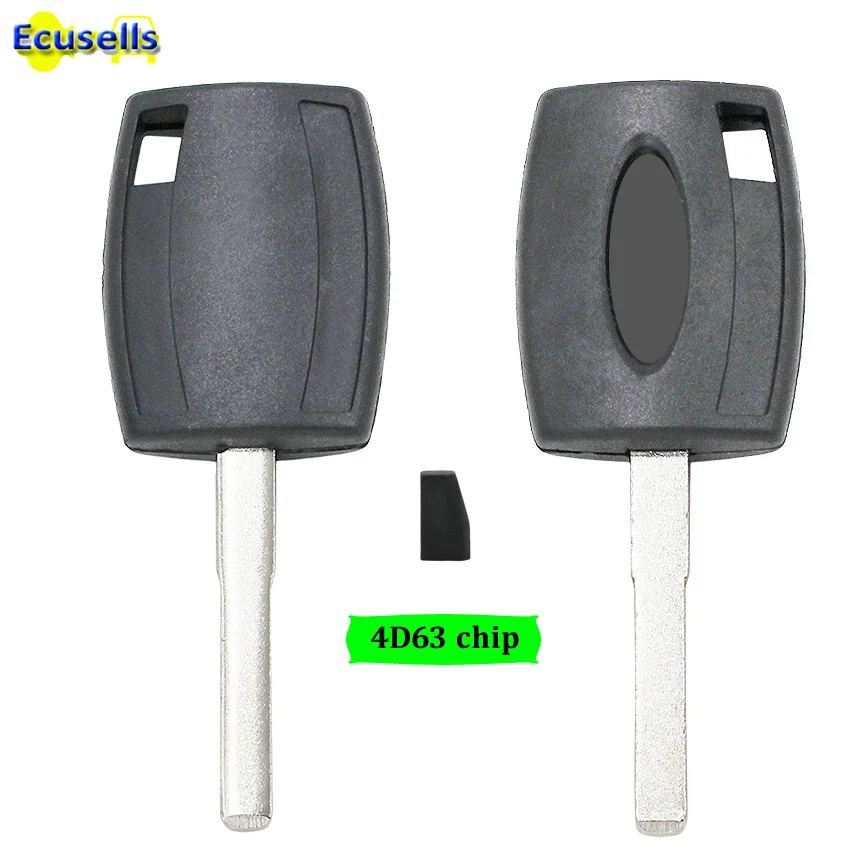 

Transponder Key With ID63 4D63 Transponder Chip Auto Chip Key For Ford Focus Fiesta Transit Mondeo B max C max S max HU101
