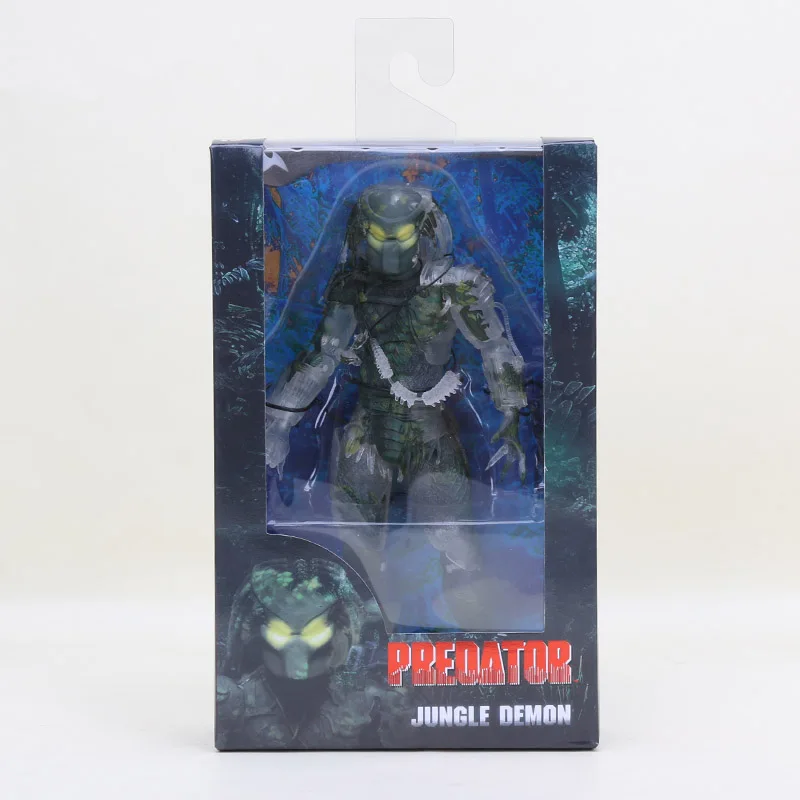 20 см NECA фигура Хищника Хищник масштаб конечная P1 джунгли Охотник джунгли демон бетонный клан Лидер ПВХ фигурка модель игрушки - Цвет: 7 in box