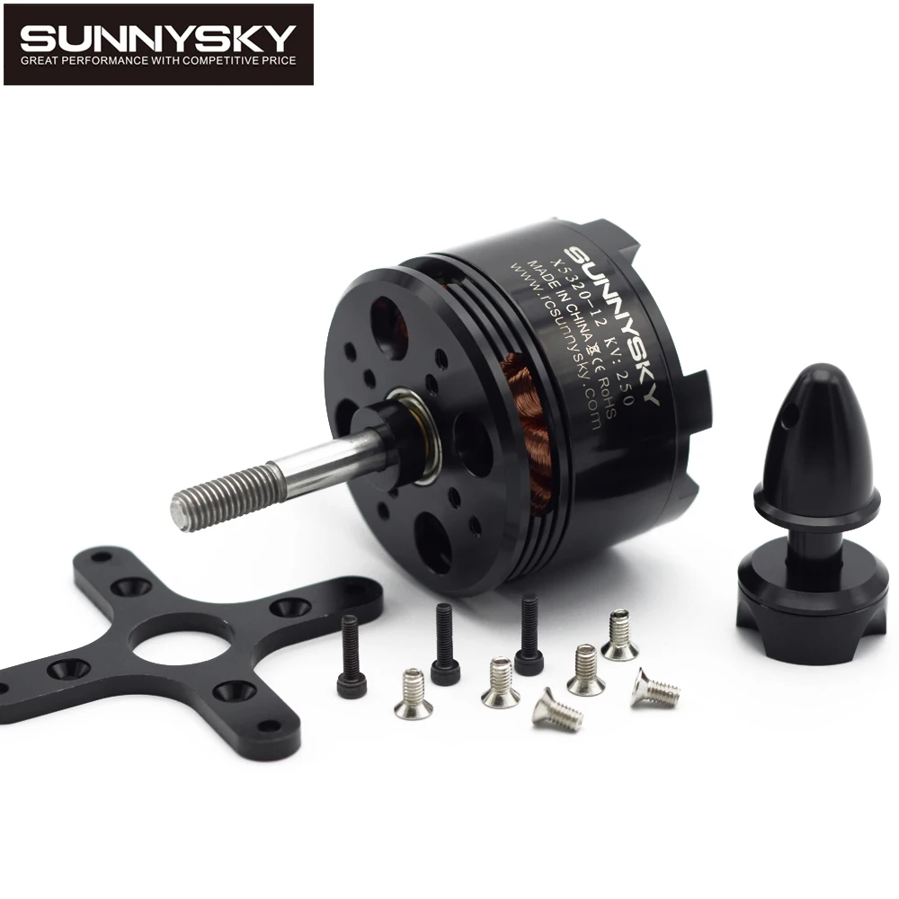 4 шт./лот SunnySky X5320 210KV/250KV/370KV Высокая эффективность бесщеточный двигатель для 3D
