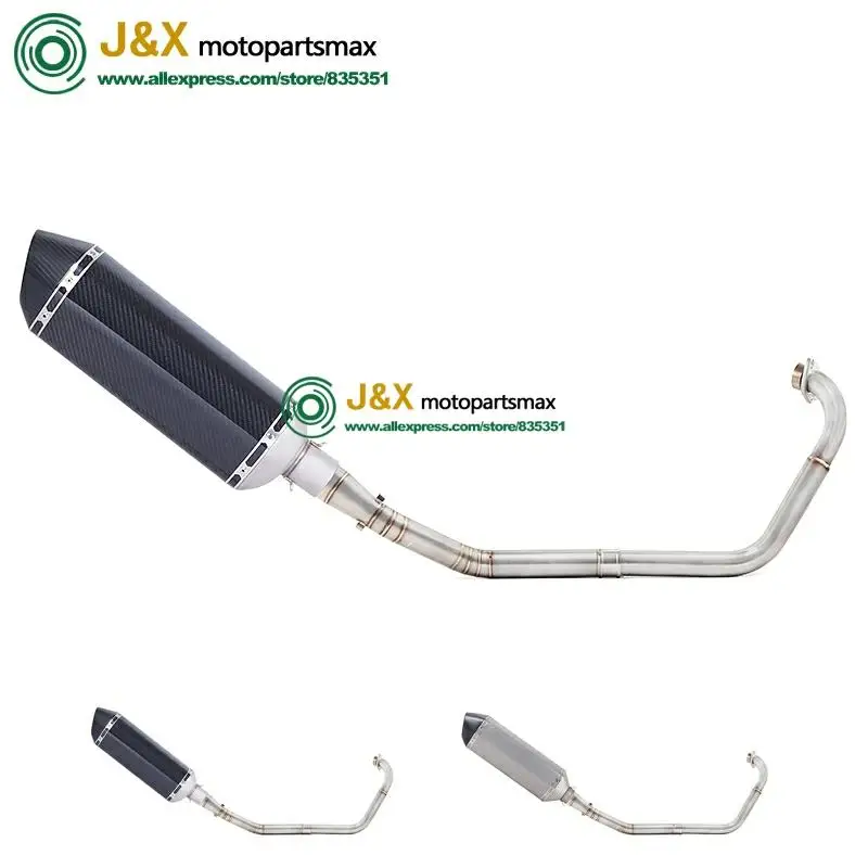 Полная выхлопная система мотоцикла Escape slip on для yamaha YZF R15 MT15 MT-15 2008- средняя труба глушителя DB-Killer