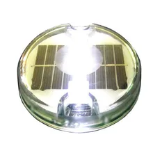 Белый светодиодный светильник встроенный СВЕТОДИОДНЫЙ дорожный штифт, солнечный шаговый светильник, подземный светильник