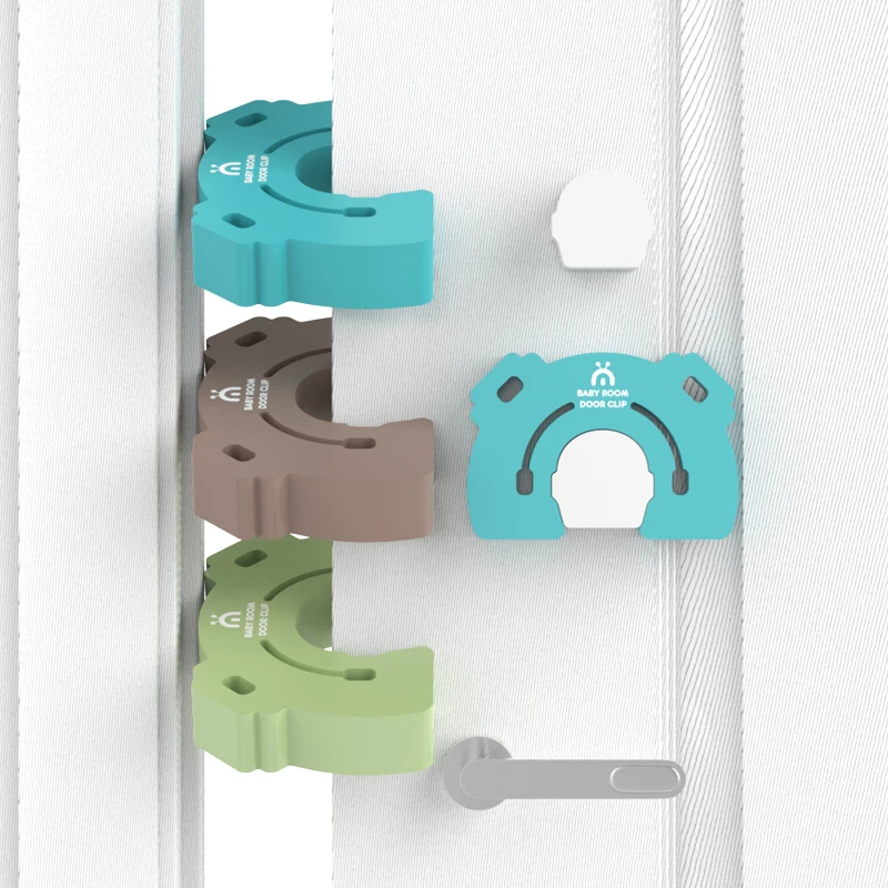 1pc Door Stopper Doorknob Wall Protection Children Holder Shockproof Crash Pad Finger Protecter for baby care | Мать и ребенок