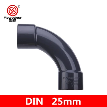 

Flowcolour UPVC 25mm Crescent Moon Elbow Connector Garden Irrigation Tools Water Pipe Connectors Aquarium Fish Tank