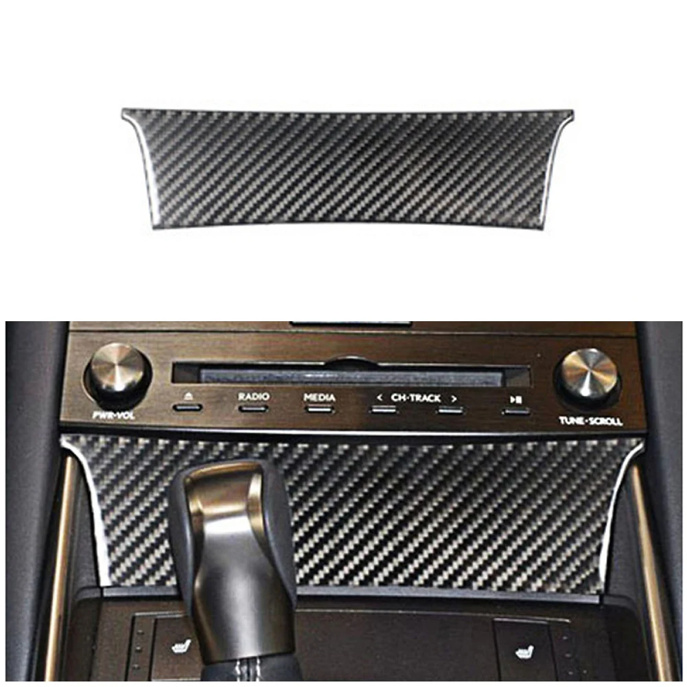 

For LEXUS IS250 300 350 200 T 2013-2019 Carbon Fiber Car Center Console Cover Trim Decor Sticker Interior Mouldings Car Styling