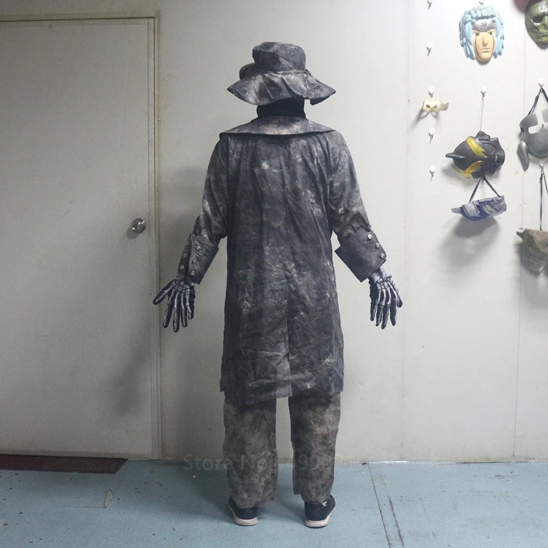 Outfit Halloween Costumes for Men Scary Horror Clothes Sets Carnival Party Skeleton Skull Zombie Cosplay Costume Mask Cosplay