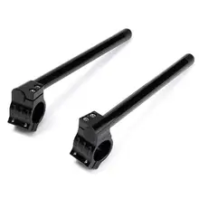 Универсальный мотоцикл 7/8inch ручка для горочного руль Clip-31-51 мм вилка трубки черного цвета для ручки, ручной стержень, для кафе, для гоночного