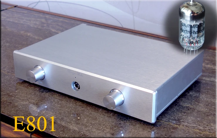 

E801 EH 12AU7 Tube Pure Class A Single-ended Headphone Amplifier HiFi Stereo Home Preamplifier Audio