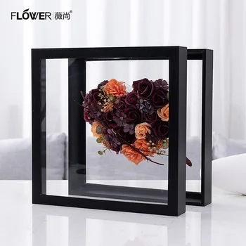 

Weishang Creative Acrylic Soap Flower Gift Box Valentine's Day Gift Preserved Fresh Flower Gift Factory Outlet