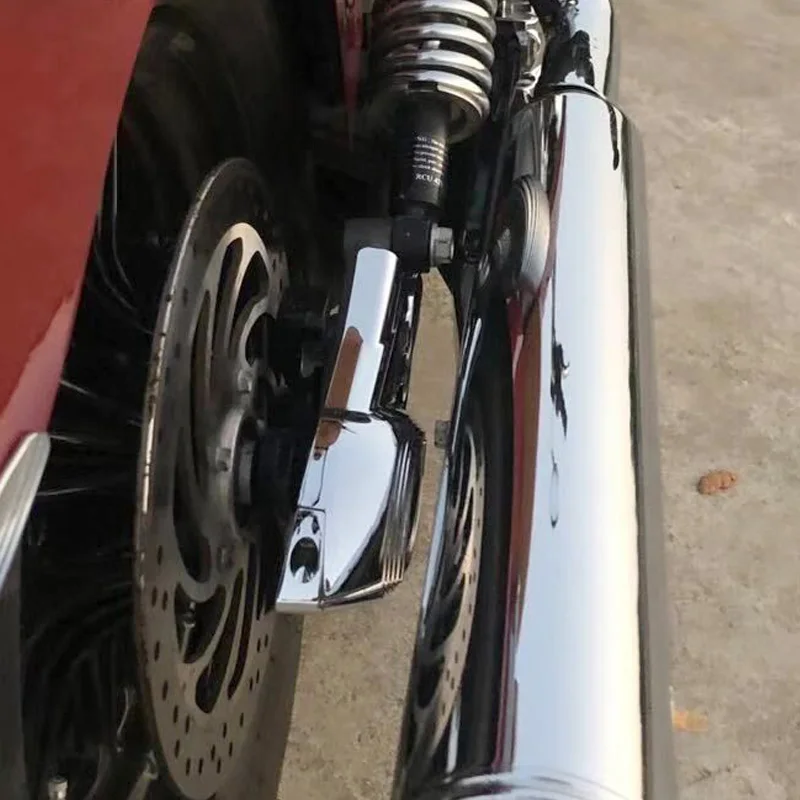 Мотоцикл Хром Задняя поворотный кронштейн Крышка Болт оси Крышка для индийских скаутская модель декоративное покрытие стикер