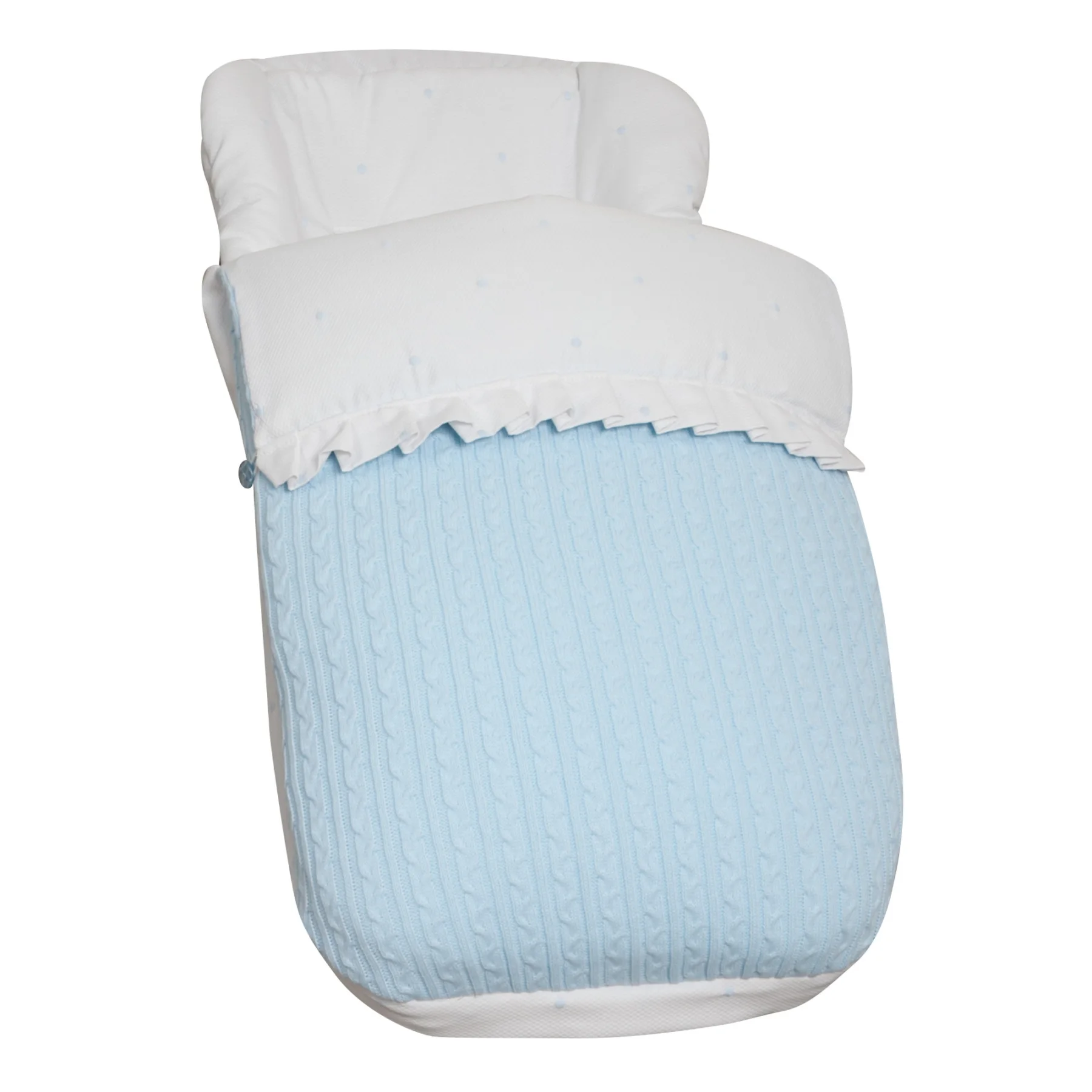 Borsa Auto Baby Ride Bugaboo Blu Pom Poms