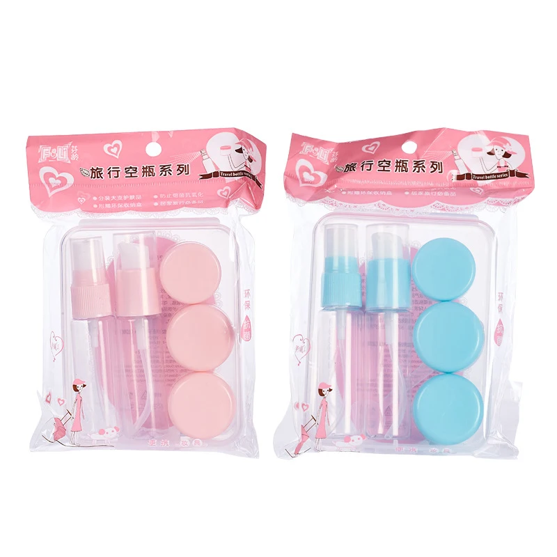 Travel Sub Bottle Set Spray Bottle Cream Lotion Cosmetic Container Portable Transparent Plastic Refillable Dispensing Tool 1 Travel Sub Bottle Set Spray Bottle Cream Lotion Cosmetic Container Portable Transparent Plastic Refillable Dispensing Tool 4