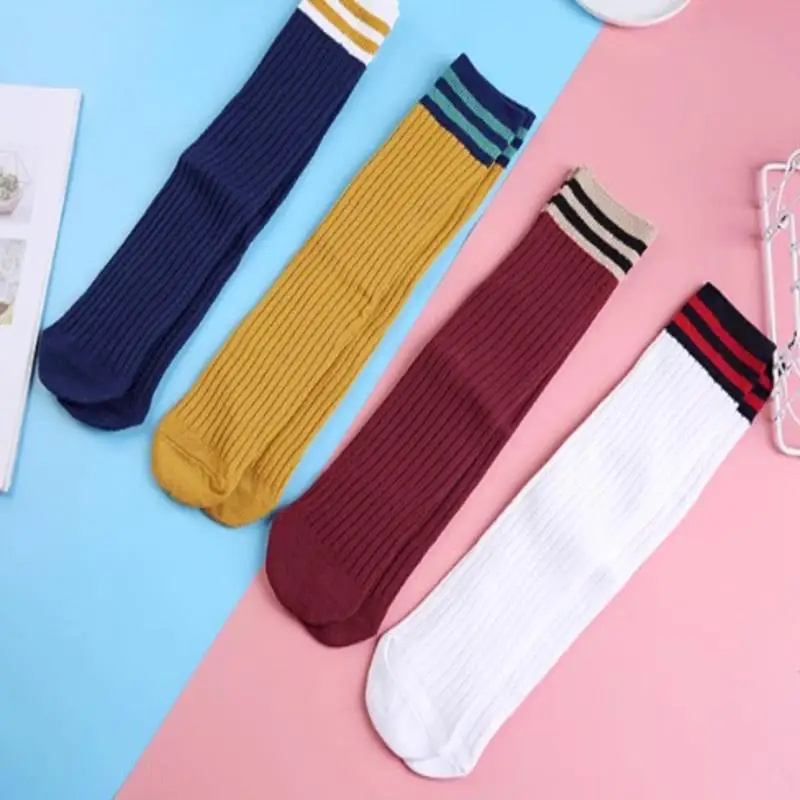 

2019 New Autumn And Winter Tube Korean Version Of The College Wind Personality Cotton Socks Korea Wild Pile Of Socks Women Socks