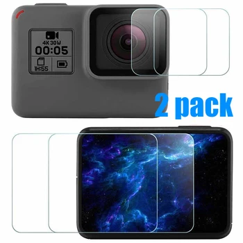 

0.3mm 9H HD waterproof Screen film Front Lens Protector Tempered Glass Film For Gopro HERO 7/6/5 Sport Camera Screen antiscratch