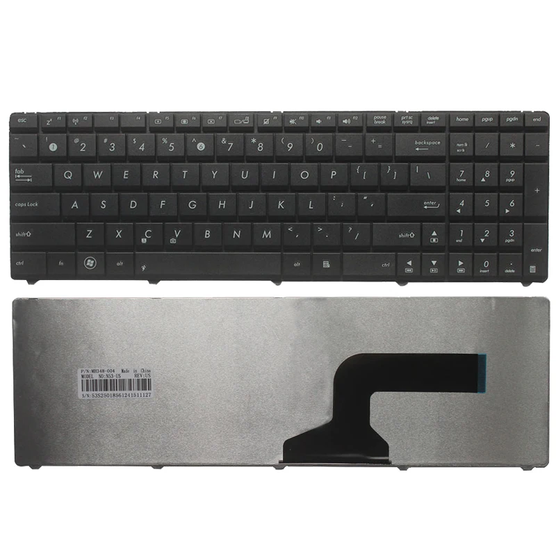 

New US Keyboard For ASUS A53E A53SC A53SD A53SJ A53SK A53SM A53SV X61 X61Gx X61SL X61Q X61Sf M52 M52vp F70 F70SL English Black