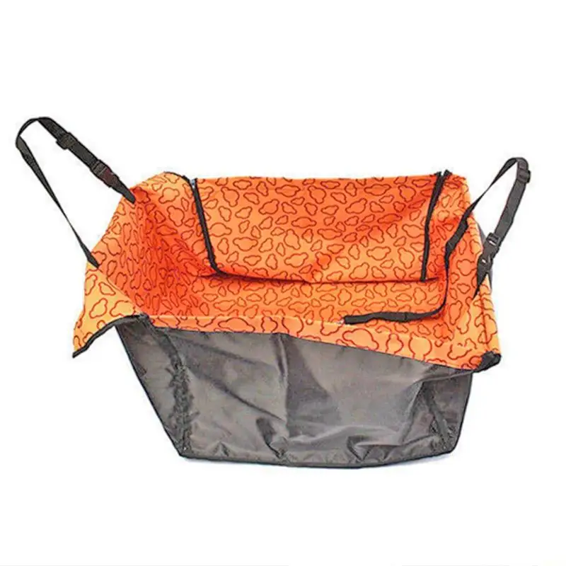 Переноска для домашних собак, сумка для сидения, водонепроницаемая корзина, безопасная дорожная сетчатая подвесная сумка для собак, сумка для сидения, корзина для собак - Цвет: Orange