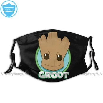 

Guardians Of The Galaxy Mouth Face Mask Guardians Of The Galaxy Baby Groot Face Facial Mask Cool Kawai with 2 Filters for Adult
