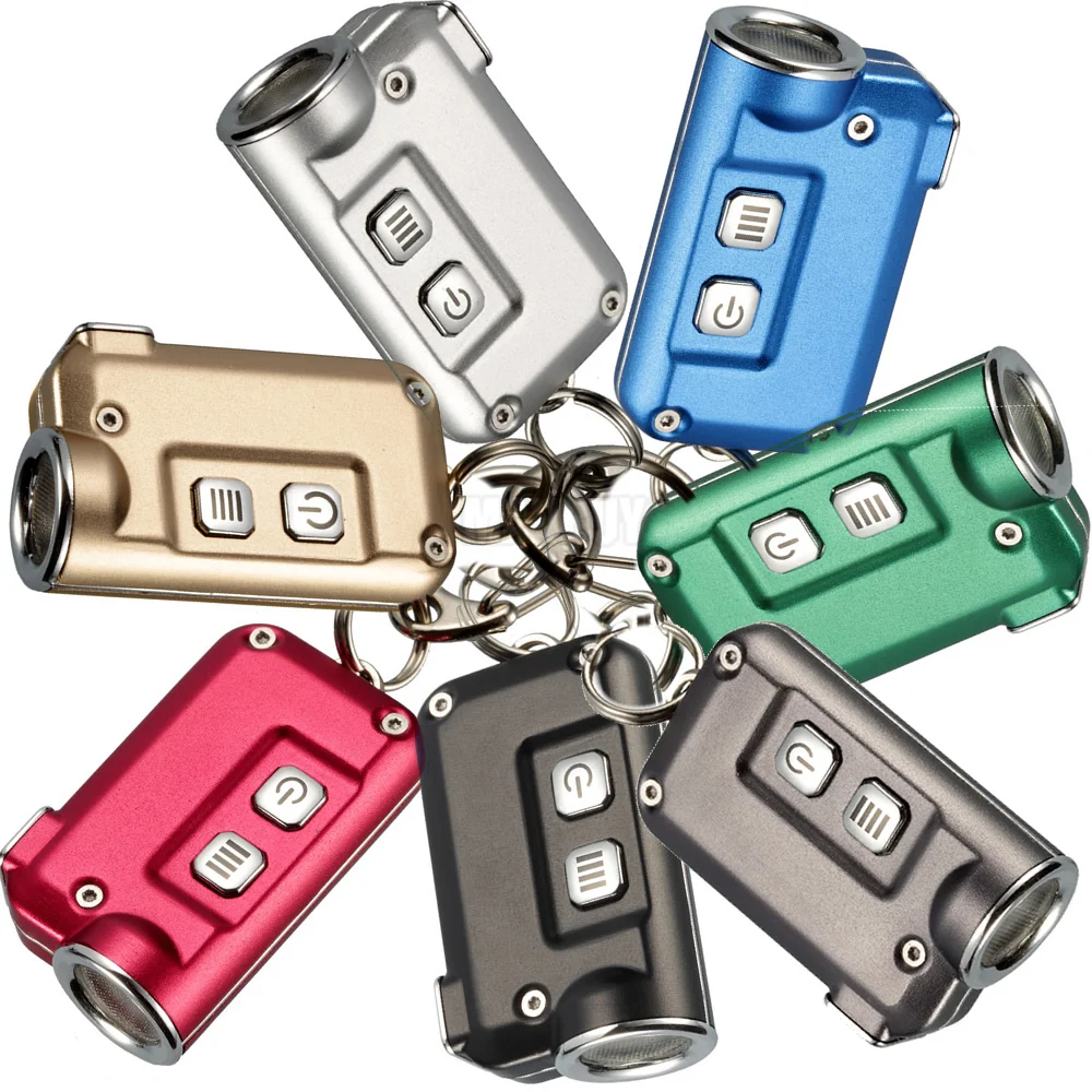 Лидер продаж брелок NITECORE TINI светильник CREE XP G2 S3 светодиодный USB Перезаряжаемый