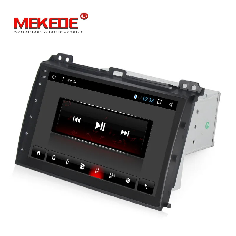 Best Android 8.1 car gps navigation radio player for Toyota Prado 120 2002-2009 with wifi BT canbus Multimedia in Dash Head Unit 2