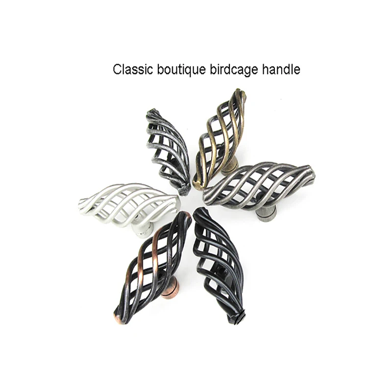 

Birdcage knob and handle decorative drawer dresser cabinet hardware knob handle