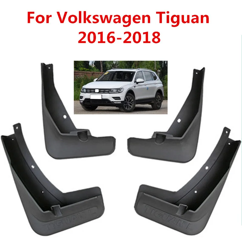 Брызговики автомобильные для Volkswagen Tiguan 2008 2009 2010 2011 2012 2013- брызговики брызговик крыло брызговиков - Color: VW Tiguan 2016-2018