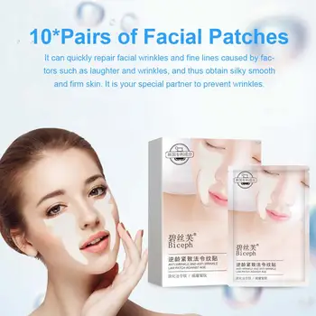 

Facial Skin Care Pads Forehead & Smile Anti-Wrinkle Patches Overnight Smoothing Pads For Wrinkle Treatment