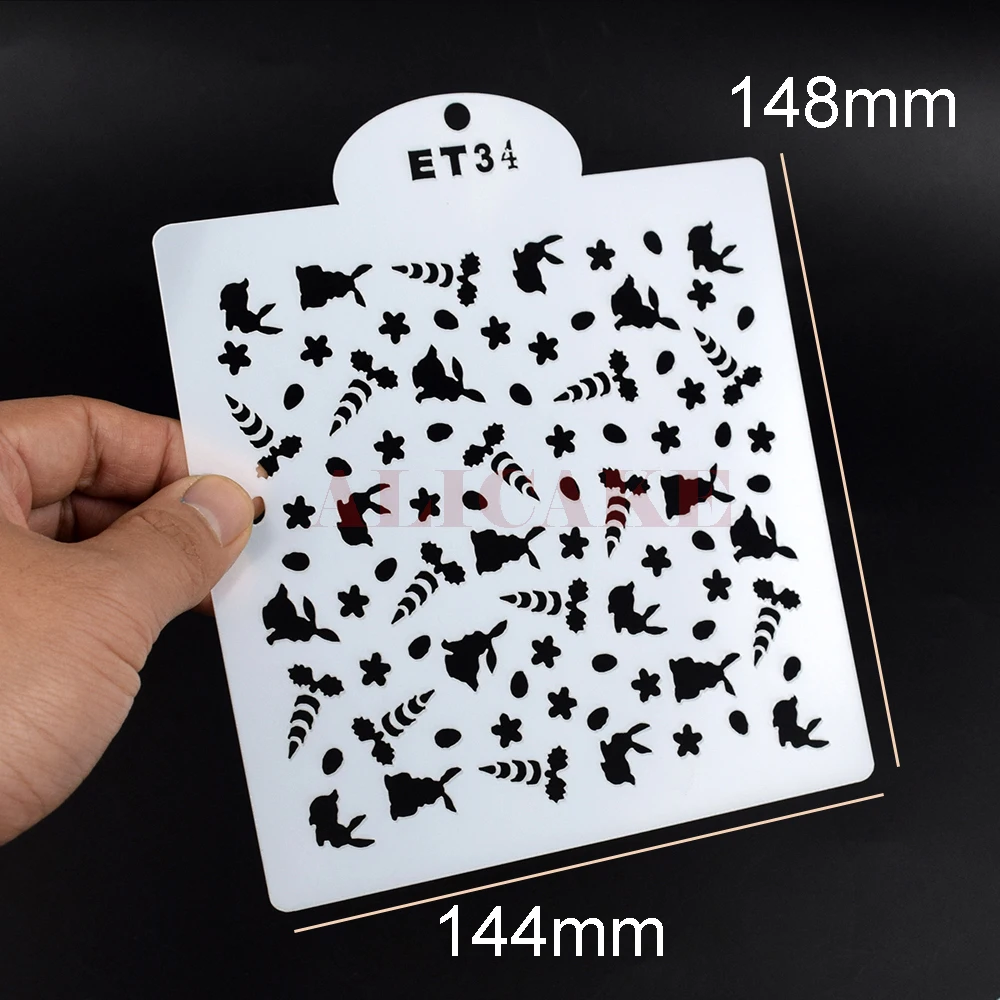 Cake Biscuits Stencil Easter Egg Shape Template Pattern Cake Decorating  Plastic Lace Cake Boder Stencils DIY Drawing Mold Tools|Cake Molds| -  AliExpress