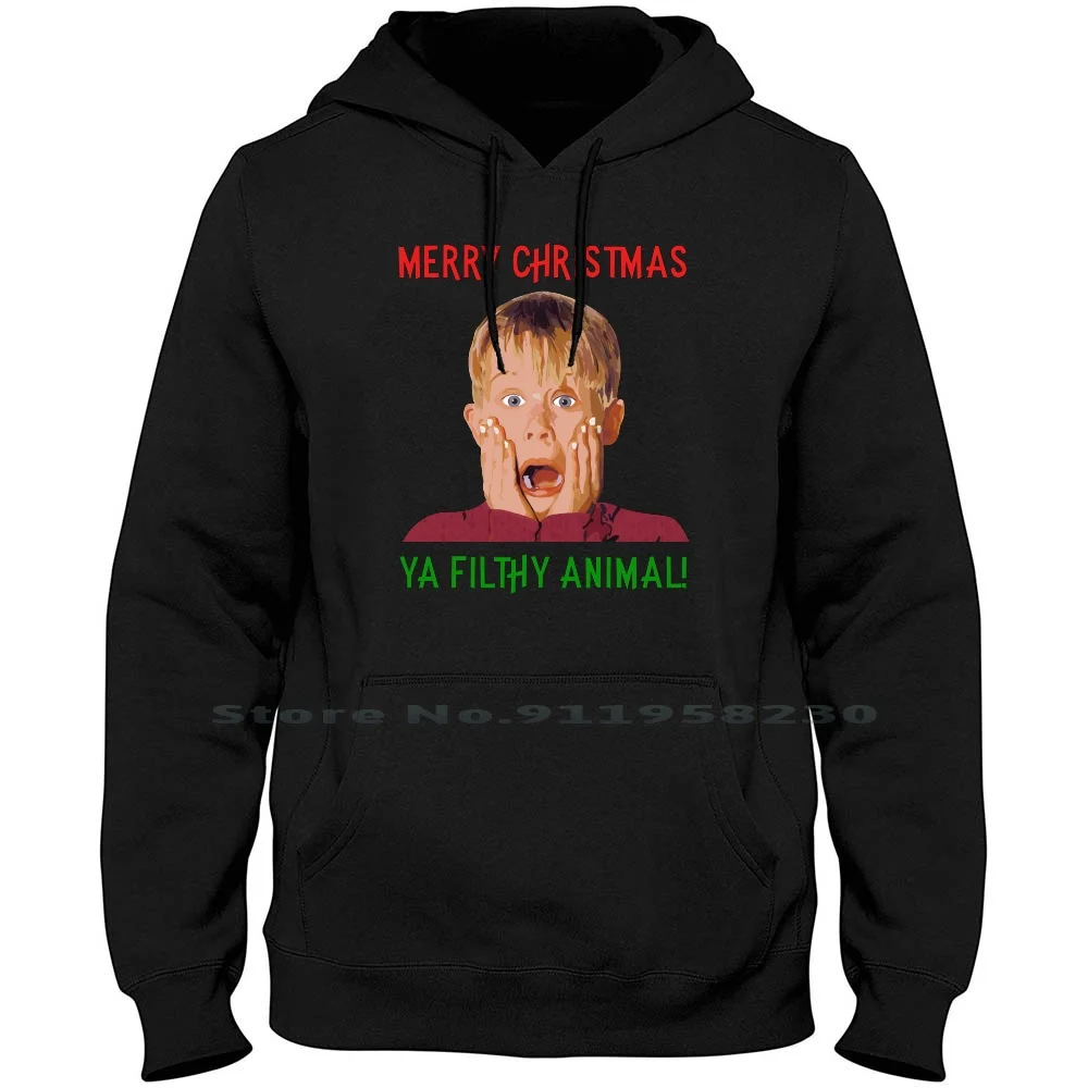 

Merry Christmas Ya Filthy Animal Hoodie Sweater Cotton Merry Christmas Gift Idea Present Holiday Merry Kevin Idea Day St Me