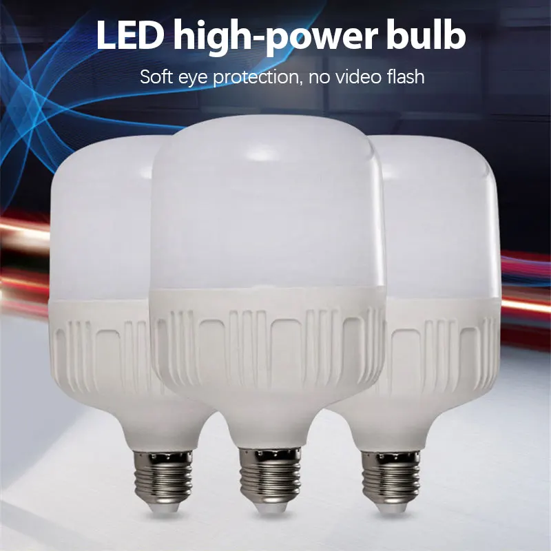 E27 светодиодный лампы 5 Вт 10 15 20 30 40 50 ручная сборка 220V холодный белый Светодиодный