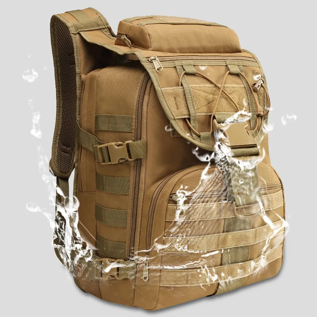 Man Waterproof business travel backpack Large Capacity Hiking Camping Outdoors Travel Bags large backpacks for men#1025g25