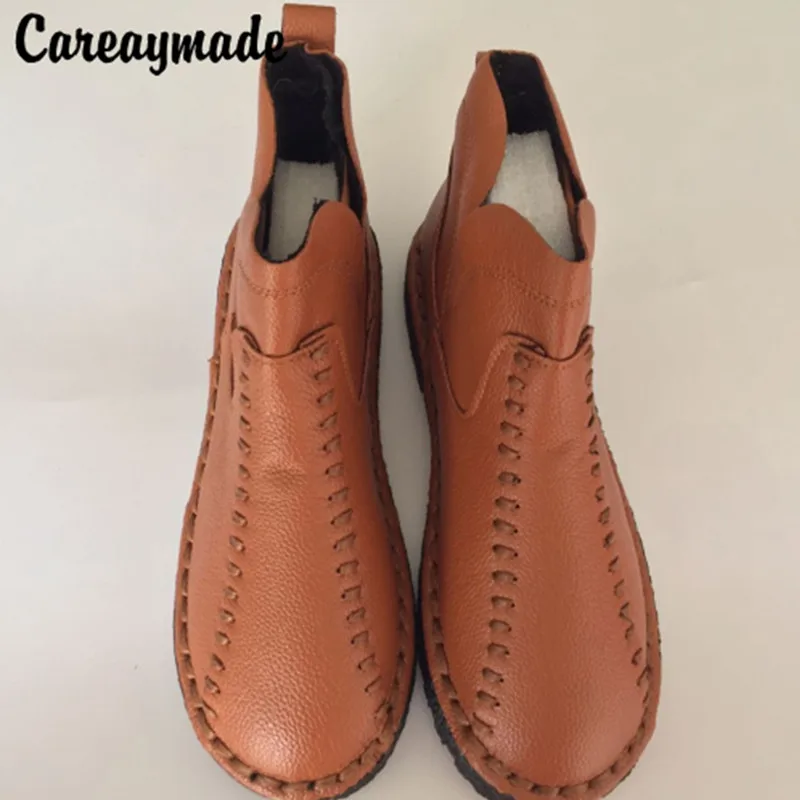 Careaymade-Студенческие удобные простые ботинки из хлопка новые зимние женские Ретро