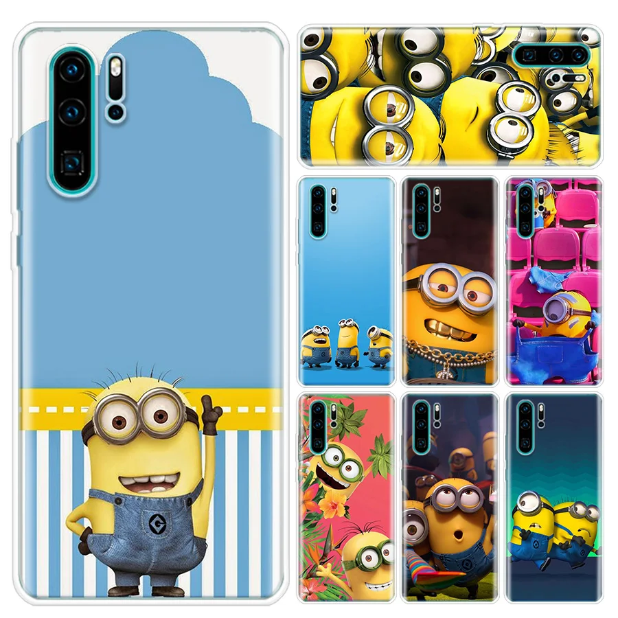 Мягкий чехол для телефона Erilles с миньонами huawei P30 P20 P10 Lite Pro P Smart Z 2019 mate 30 10 20 |