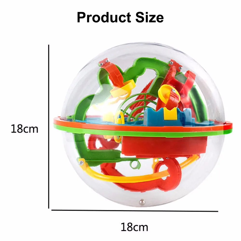 100 138 шаг 3D Сферический лабиринт мяч развивающие игрушки пазлы игрушки детские развивающие игрушки дети баланс логика способность обучение сложные барьеры игра