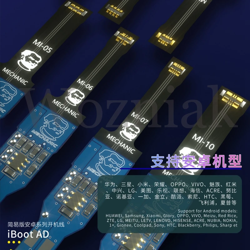 MECHANIC iBoot AD для samsung huawei Xiaomi OPPO VIVO Meizu Boot Line DC блок питания Тестовый Кабель мобильного телефона питания вкл/выкл кабель