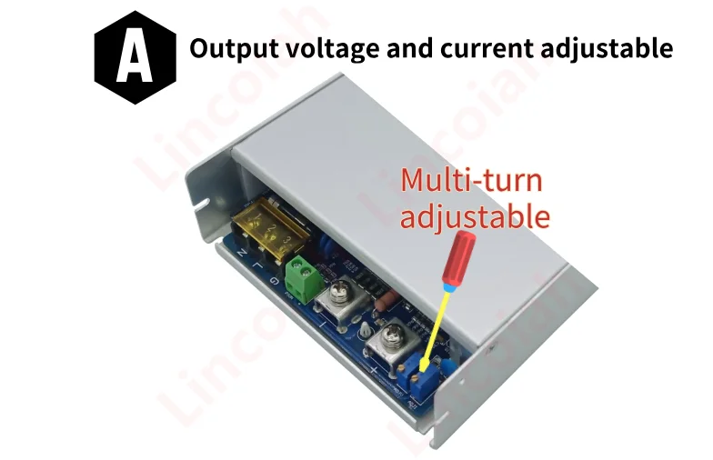 Description Picture 3 of itemPFC Switching Power Supply 0-24V 30V 36V 45V 48V 60V 72V 110V 150V Adjustable Voltage 110V/220V Ac/Dc Smps For LED Strips Motor