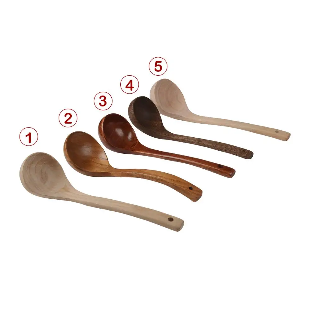 

ZhenSanHuan Natural Wood Ladle